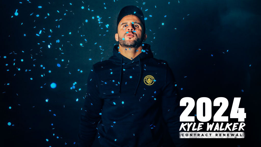 Kyle Walker:  2024 contract signing gallery