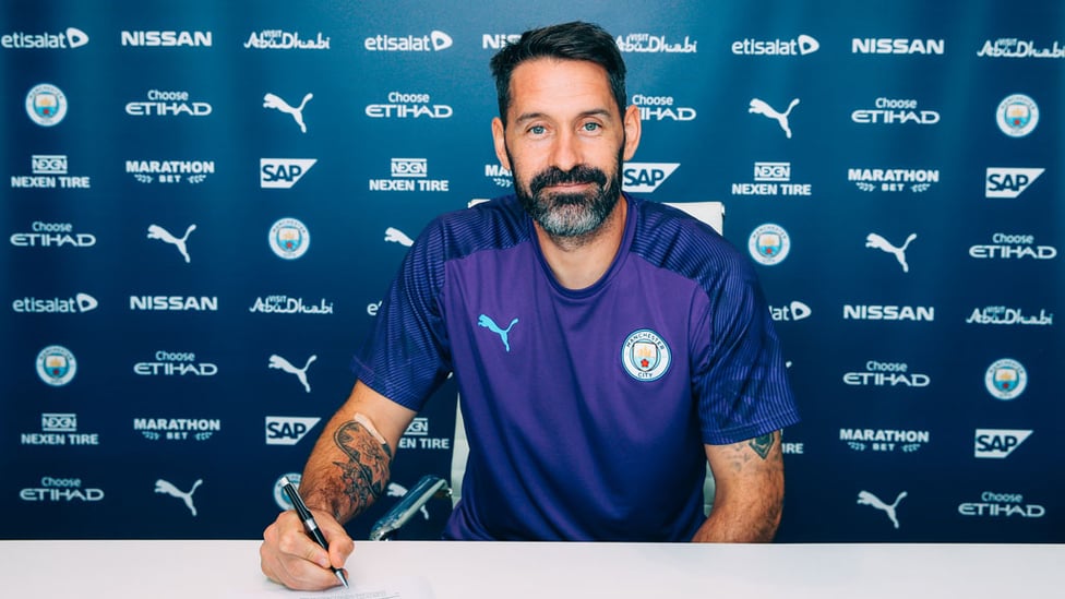 CITY : And now, he's joined the champions