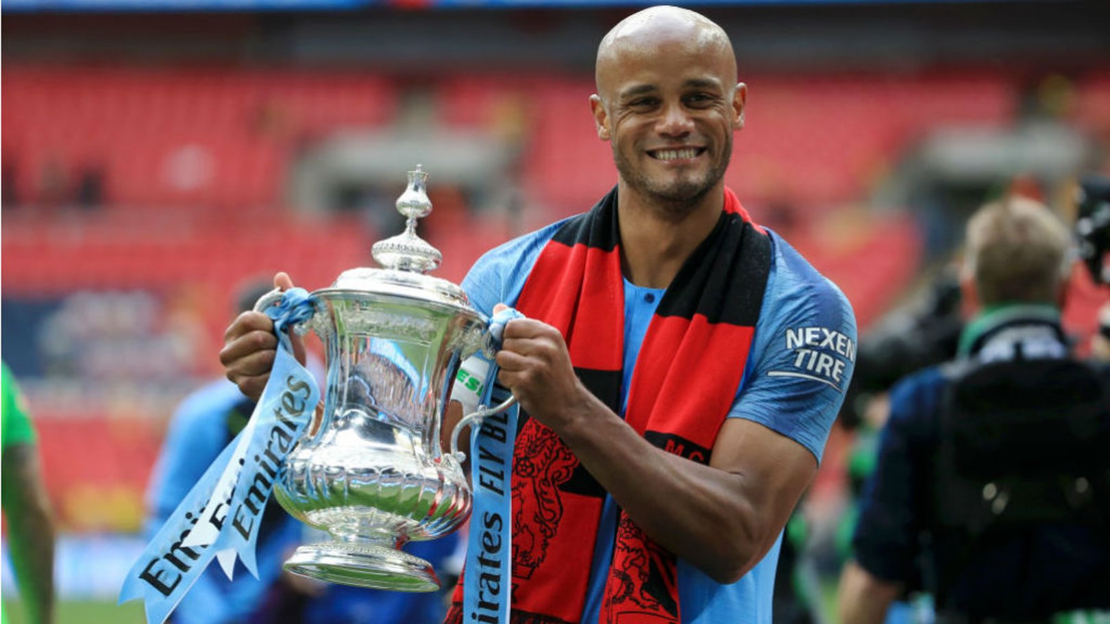 LEGENDARY FIGURE: Vincent Kompany is to leave Manchester City after an incredible, success-laden 11-year spell with the Club