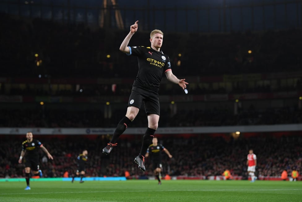 That man again... : KDB strikes early as City blow Arsenal away at the Emirates in December