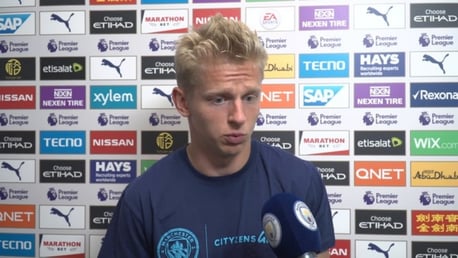 FRUSTRATION: Zinchenko gives his thoughts after our draw against Spurs.