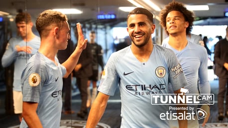 City v Burnley: Tunnel cam