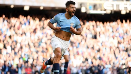 CLASS: Aguero celebrates his 206th City goal 