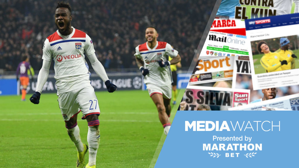 Man city discount lyon live streaming