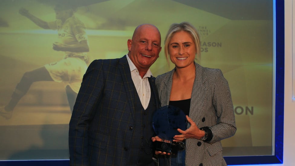 WHAT A STRIKE : Steph Houghton clinched the Nissan Goal of the Season Award for her spectacular effort against Bristol City