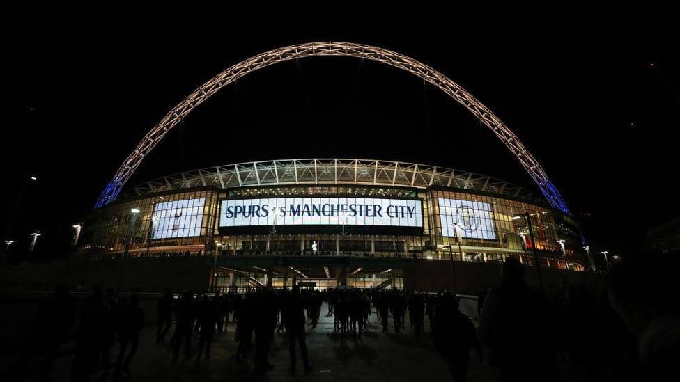 WEMBLEY : The stage is set.