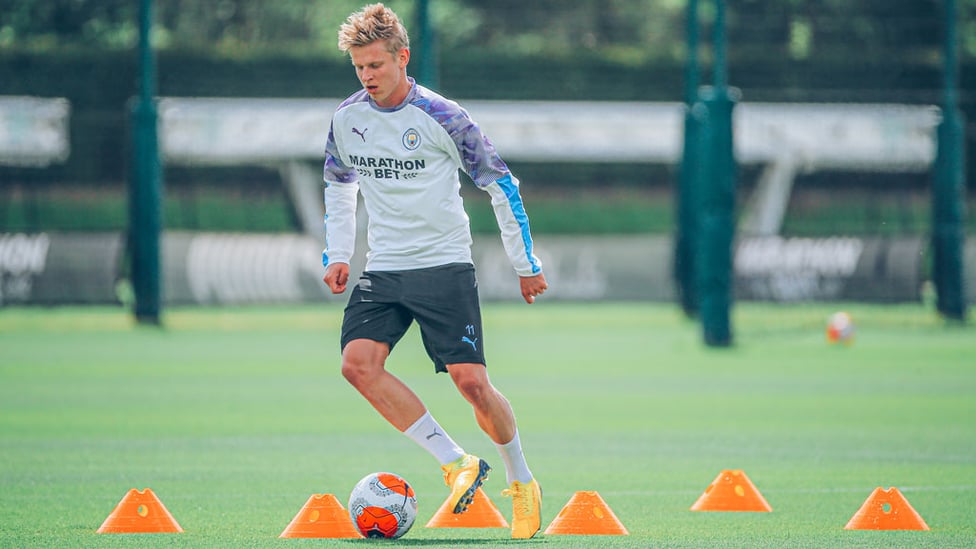 Oleksandr Zinchenko - back and working hard