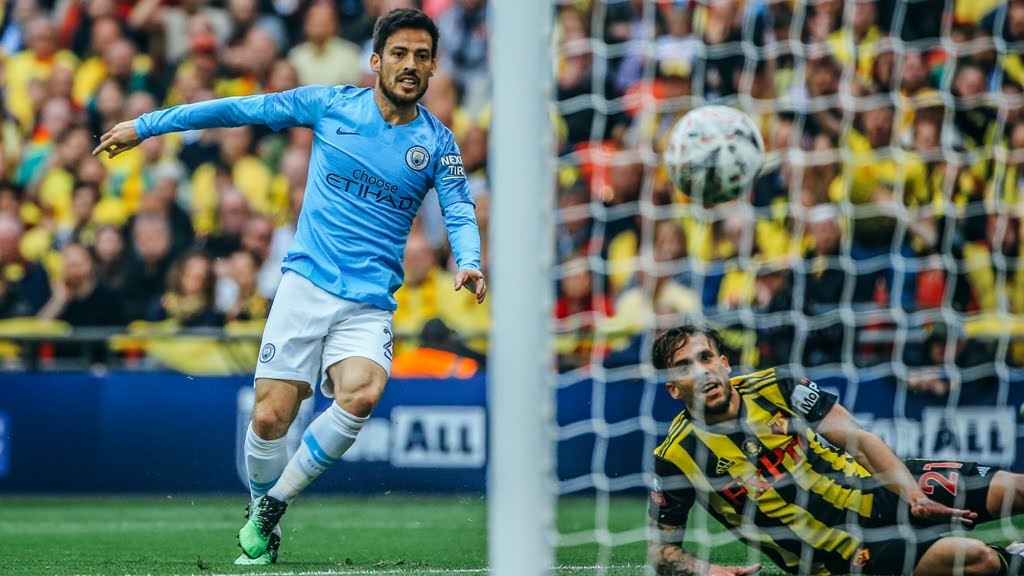 OUT THE BLOCKS : David Silva opens the scoring