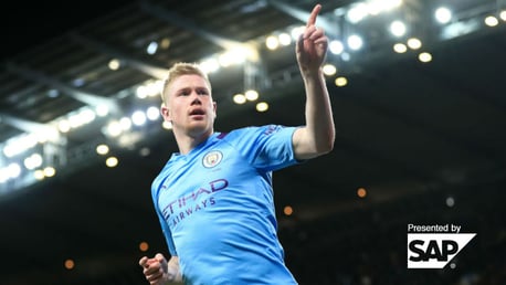 Kevin De Bruyne: City career stats