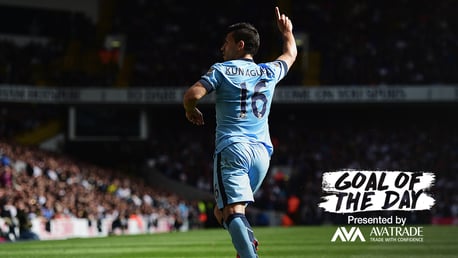 GOAL OF THE DAY: Sergio does it again against Spurs