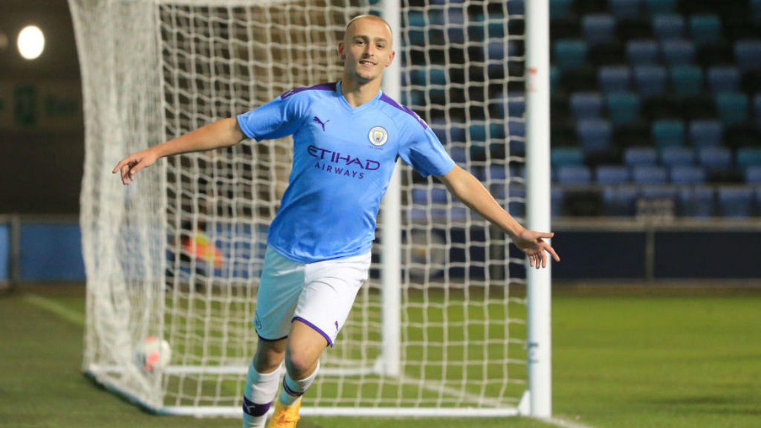 ON TARGET: Lewis Fiorini was on target for City's Under-18s