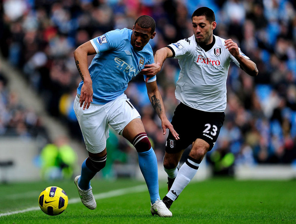 ON THE BALL: Jerome Boateng in action for City against Fulham