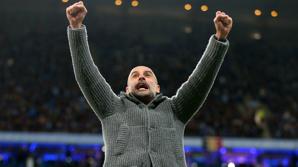 FULL TIME: Pep's reaction says it all...