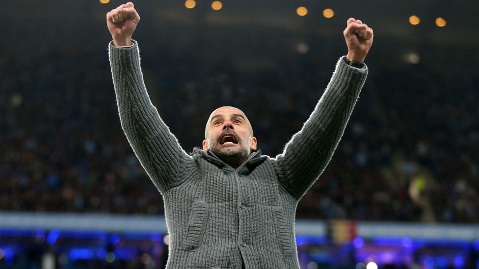 FULL TIME : Pep's reaction says it all...