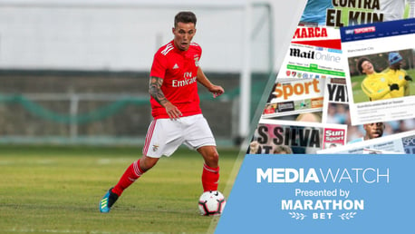 MEDIA WATCH: City are reportedly chasing two Benfica players, according to this morning's papers