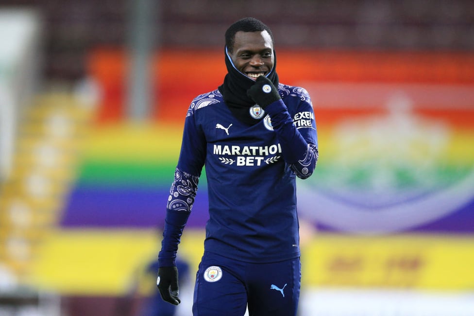 YOUNG GUN : Claudio Gomes enjoying his first taste of Premier League football after being named on the bench.