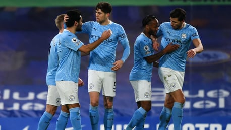 City rearguard discuss impressive defensive form