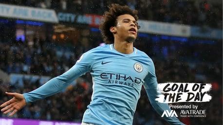 SUPER SANE: A superb goal from Leroy Sane against Burnley in 2017/18...