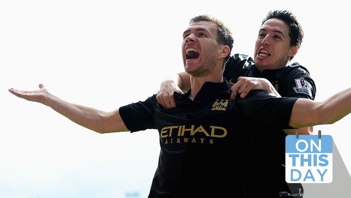 On this day: Dzeko helps down Palace and Law confirms United relegation