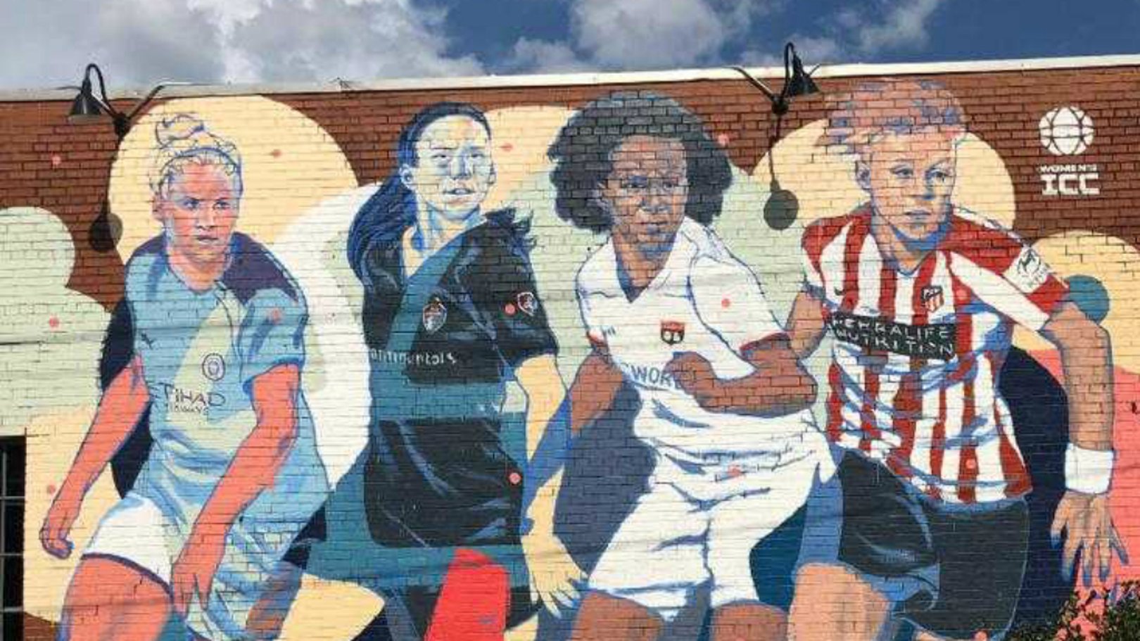 Steph Houghton mural unveiled in Raleigh for WICC