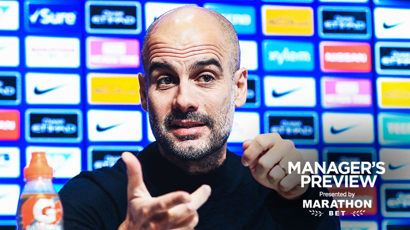 PEP TALK: The boss gives us a full update ahead of Sunday's game 