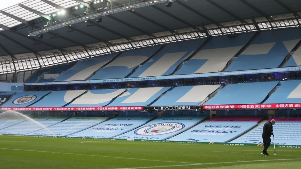 HOME : The Etihad looks as beautiful as always for the visit of Newcastle.