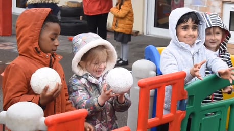 Early Years class on the City Play programme.