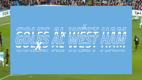 Goles recientes al West Ham