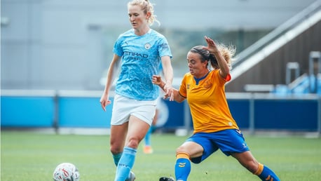 INSTANT IMPACT: New signing Sam Mewis made her presence felt straight away after coming on as a substitute