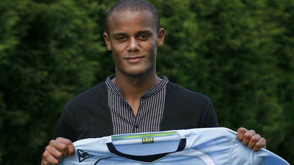 REMEMBER THE NAME : Vincent Kompany signed for City in 2008