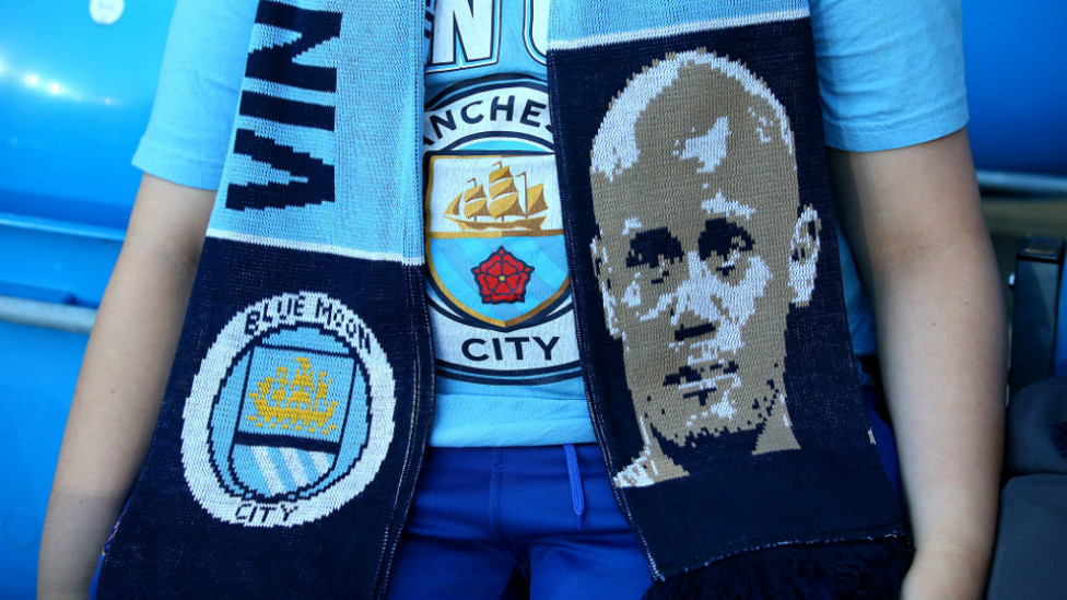 A FAMILIAR FACE : The Etihad is up filling with special Vincent Kompany Testimonial scarves