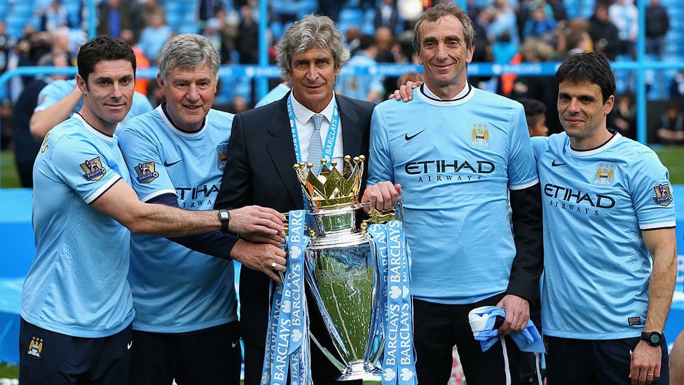 MAYO DE 2014 : Manuel Pellegrini lleva al City al segundo título de la Premier League.