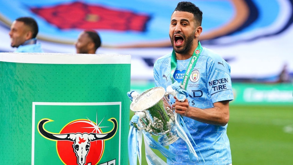 MAHREZ. : Fue elegido el mejor jugador de la final.