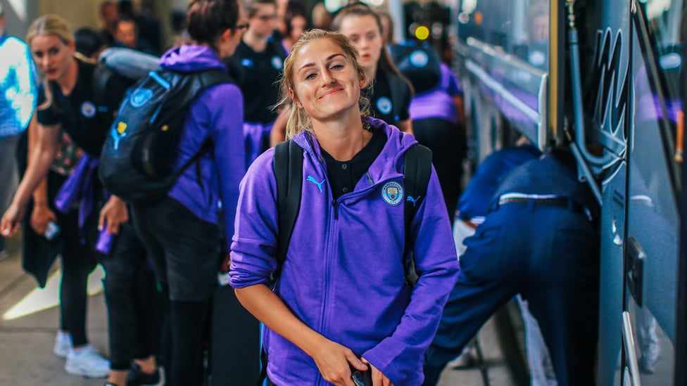 NEW RECRUIT : Laura Coombs, on her first pre-season Tour with City
