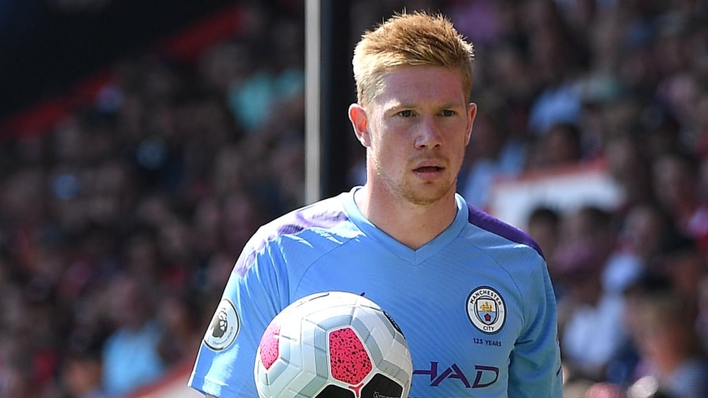 PULLING STRINGS: Kevin De Bruyne controlled the game in the midfield