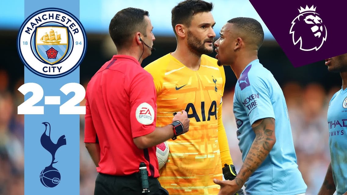 City v Spurs Premier League Full match replay