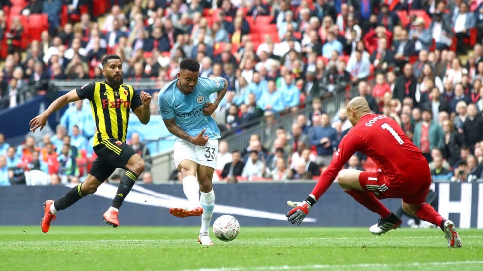 NO DOUBT : There's no questioning who scored City's fourth