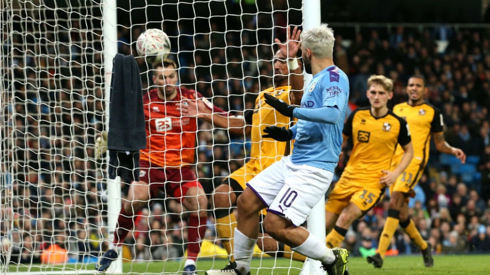 NET GAIN : Sergio Aguero strikes to restore our advantage