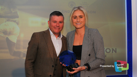 STAR SKIPPER: Steph Houghton was voted by the fans as the Club's Player of the Season