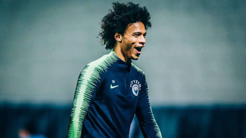 WONDERFUL WINGER : Leroy Sane gears up for the Hornets.