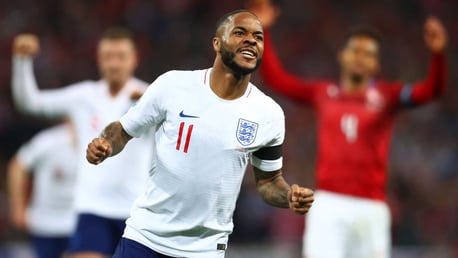 ENGLAND CALLING: Raheem Sterling is one of host of City players to represent his country this summer.