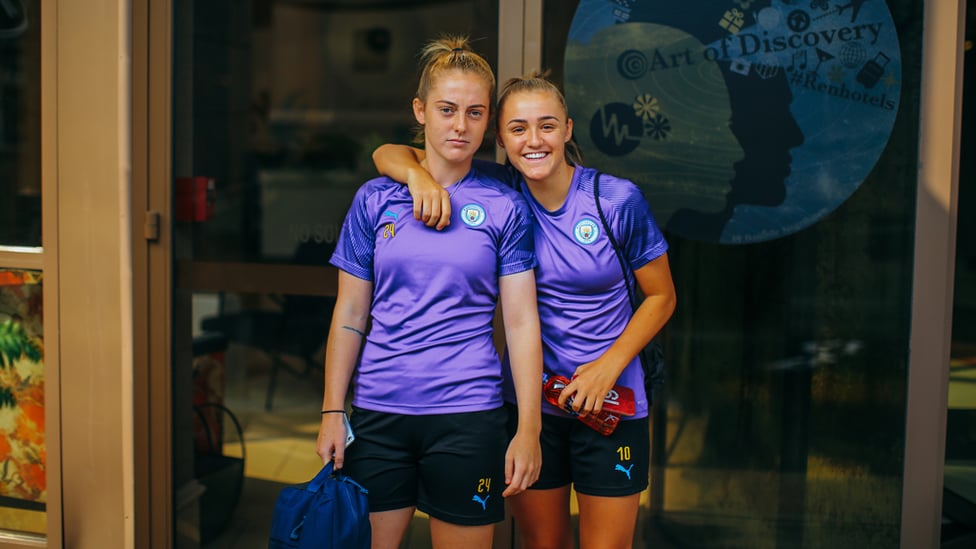 YOUNG STARS : City and England teammates - and close friends - Keira Walsh and Georgia Stanway