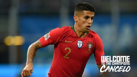 SIGNED AND SEALED: Joao Cancelo is a Manchester City player.