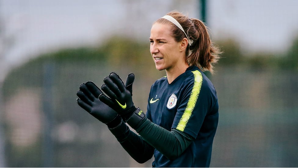 FINDERS KEEPERS : Karen Bardsley assesses the situation