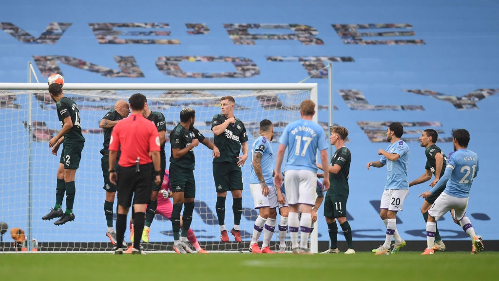 SILVA LINING: Our skipper curls a wonderful free-kick into the top corner to make it 4-0.