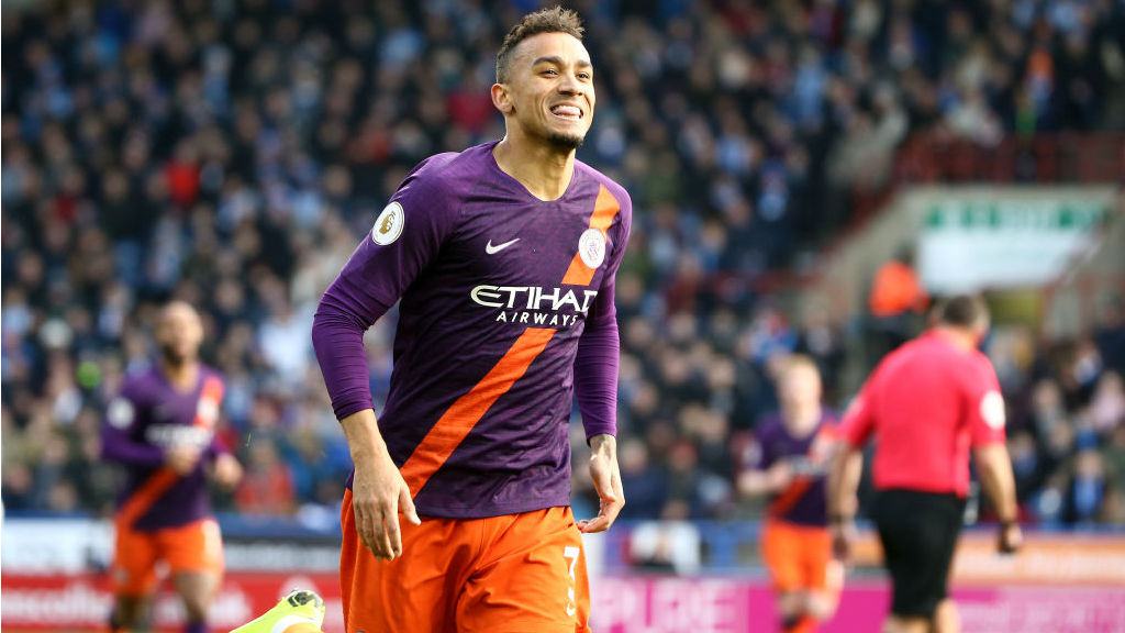 100 CLUB : Danilo celebrates after bringing up a century of goals for the Blue this season