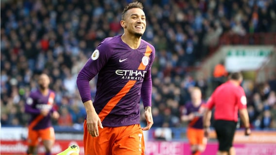 100 CLUB: Danilo celebrates after bringing up a century of goals for the Blue this season
