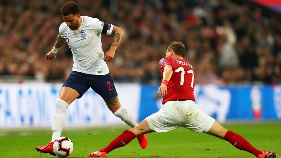 THESE BOOTS WERE MADE FOR WALKER : Kyle Walker, on the move