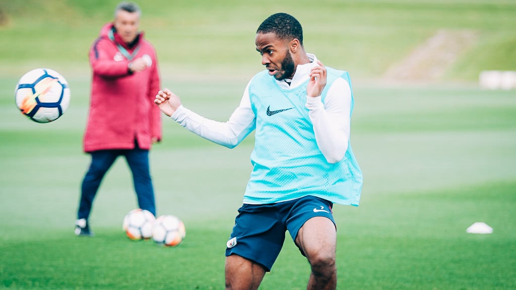 EYES ON THE PRIZE: Focused Raheem Sterling!