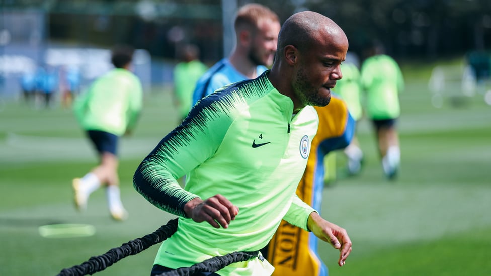 CAPTAIN FANTASTIC : Will Vincent Kompany lift the FA Cup aloft once again on Saturday?